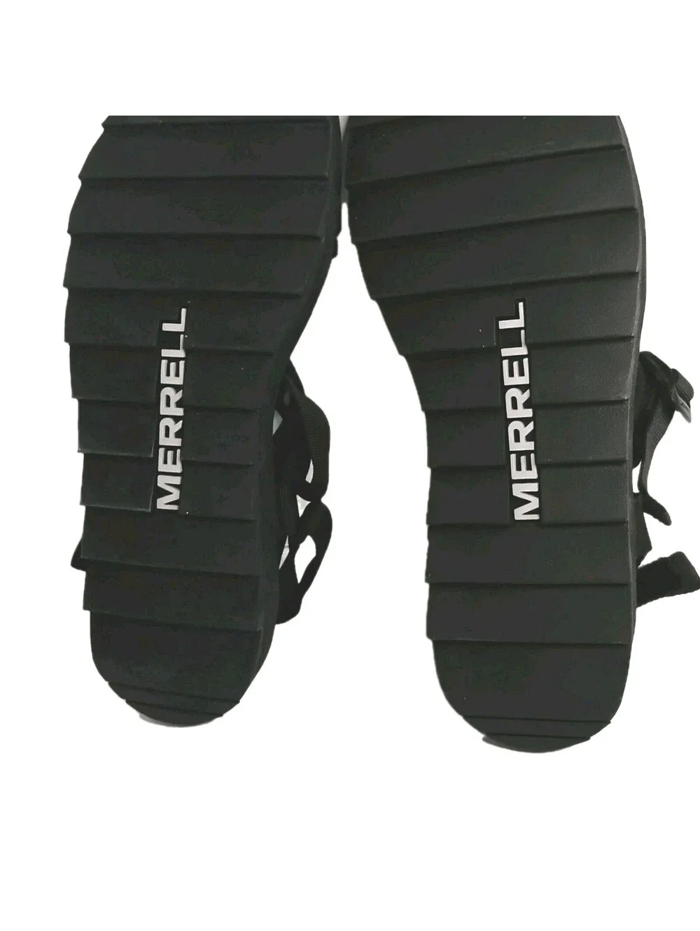 NEW Men's Merrell Alpine Strap Sandals Size 13 All Black NWOB